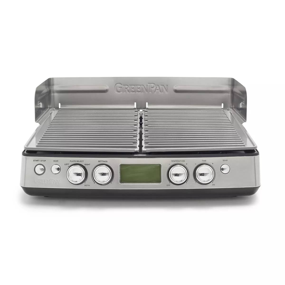 GreenPan Elite Indoor Ceramic Nonstick XL Smoke-Less Grill   Griddle   Black