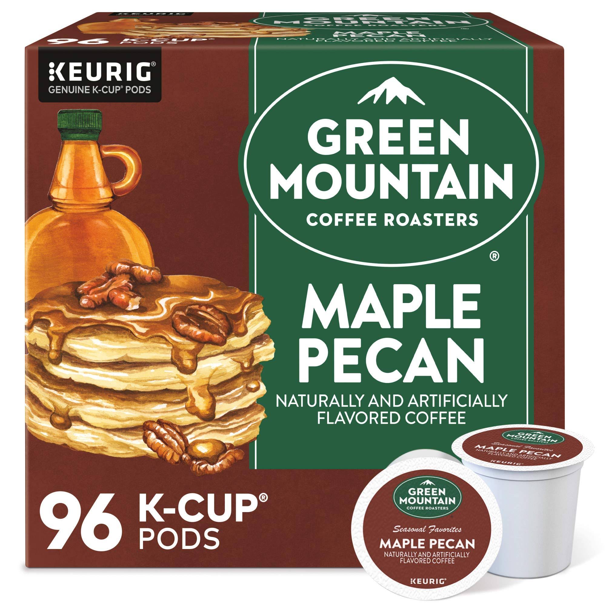 Green Mountain Coffee Roasters Maple Pecan Coffee,  K-Cup Pods, Light Roast, 96 Count (4 Packs of 24)
