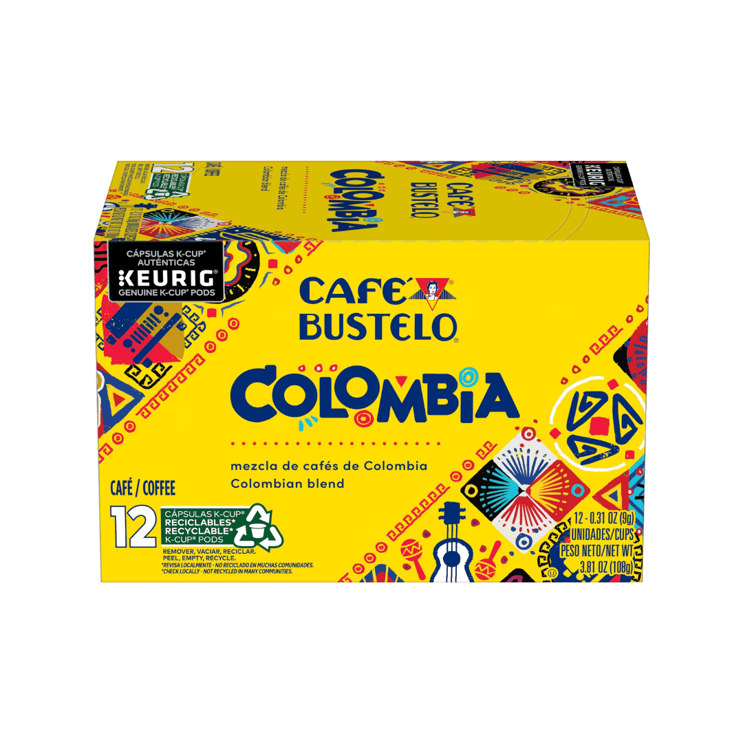 Café Bustelo Colombia Medium Roast Coffee, 72  K-Cup Pods