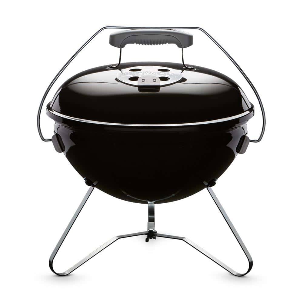 Smokey Joe Premium 14-in W Black Kettle Charcoal Grill