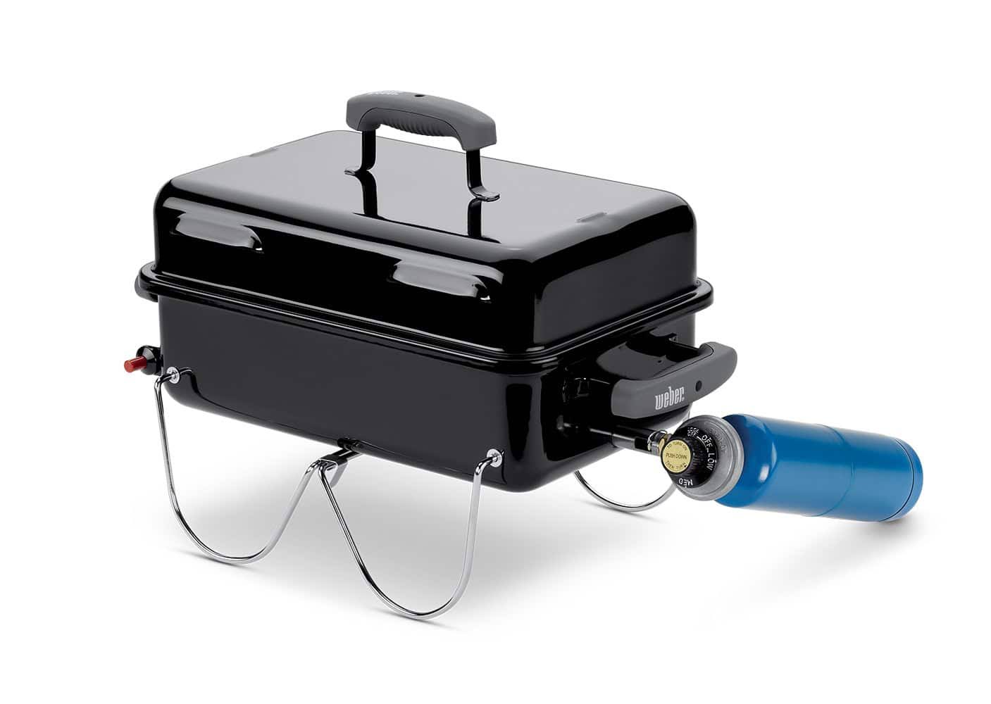 160-Sq in Black Portable Gas Grill