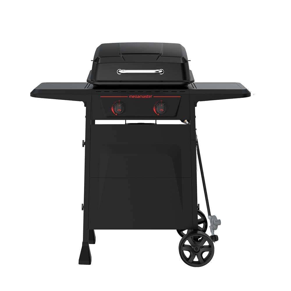 Megamaster 720-1065 Megamaster 2-Burner Propane Gas Grill in Black