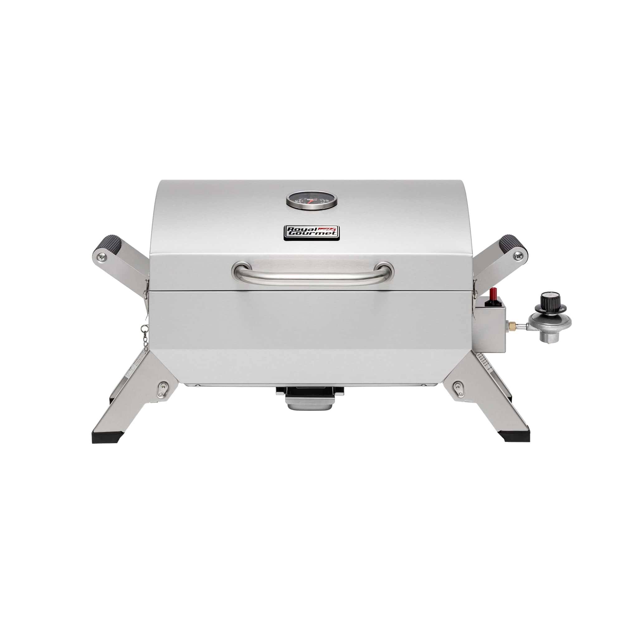 285-Sq in Sliver Portable Gas Grill