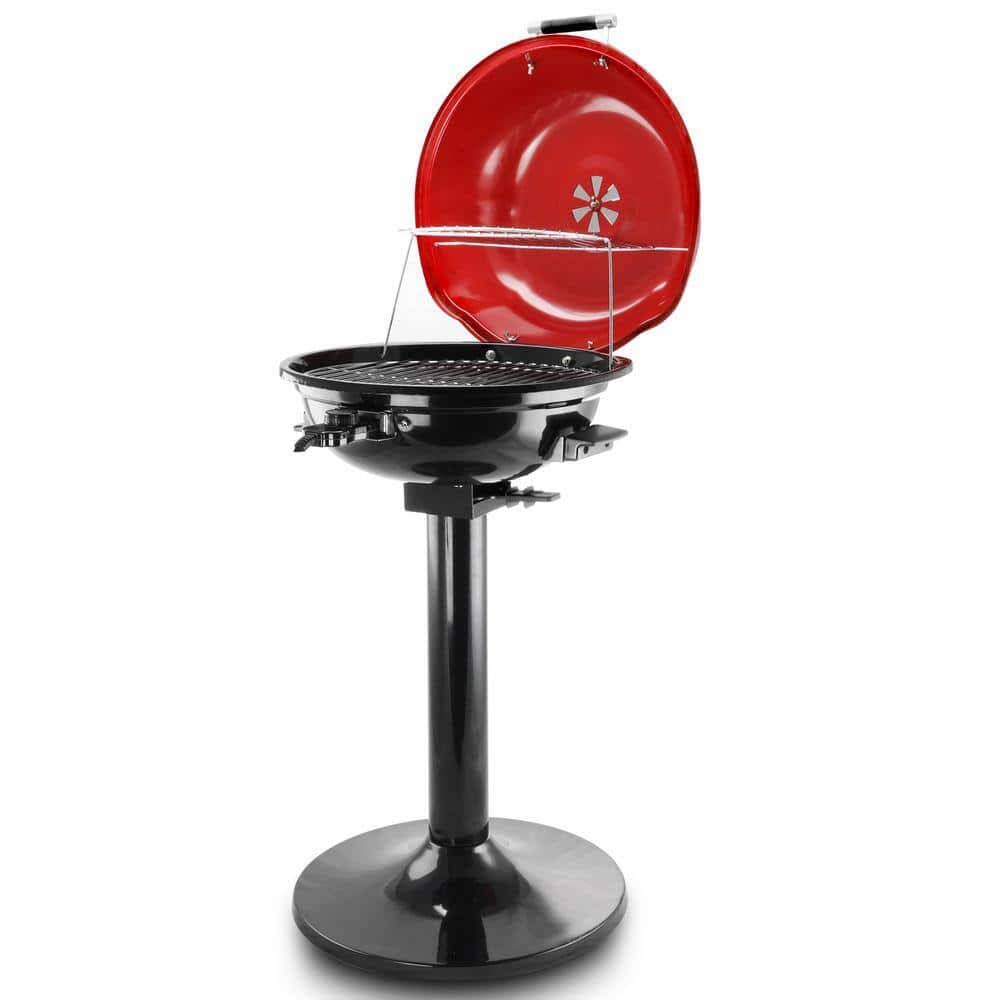 Better Chef 98589580M 15 in. Electric Barbecue Grill in Red