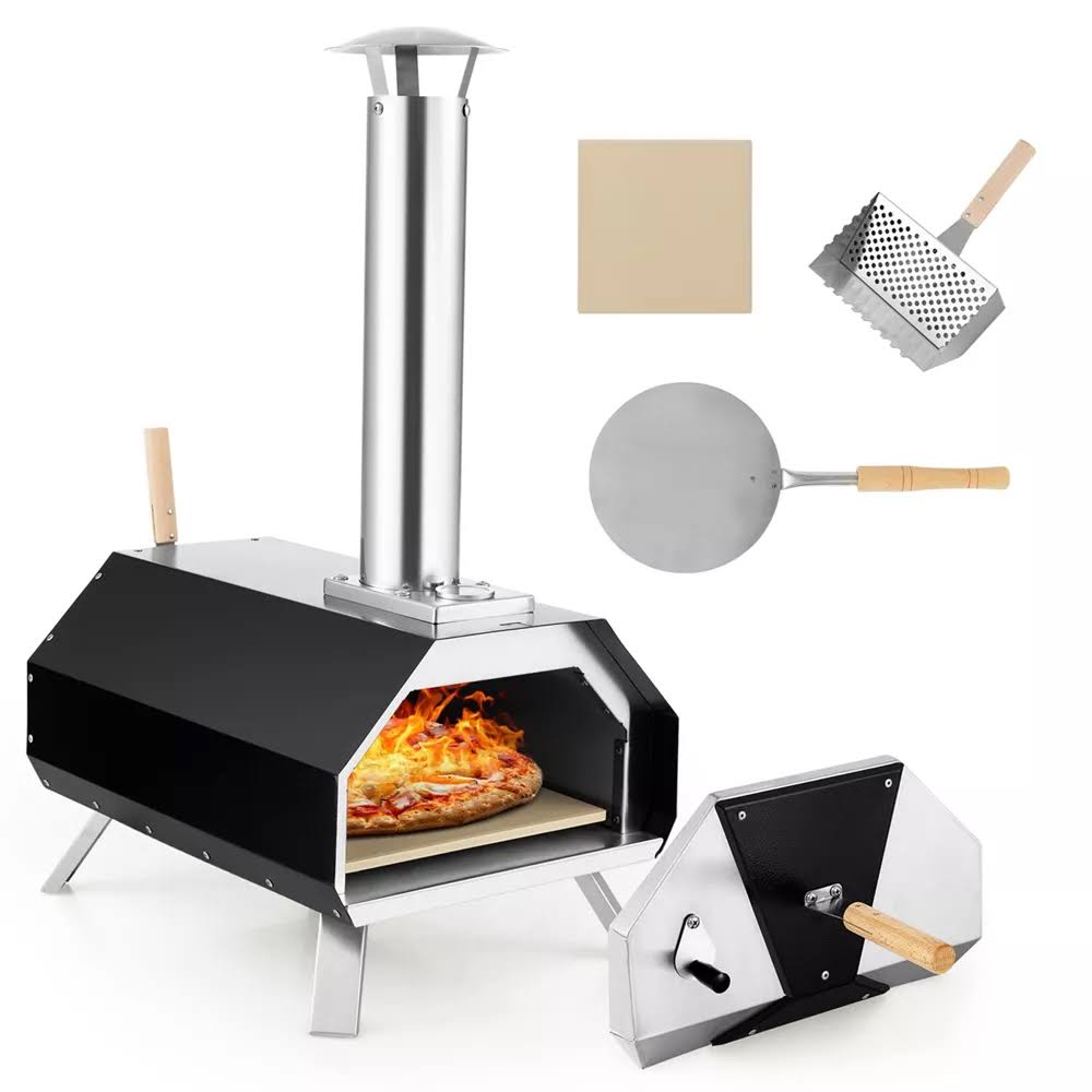 Outdoor Pizza Oven Machine 12  Pizza Grill Maker Portable with Foldable legs