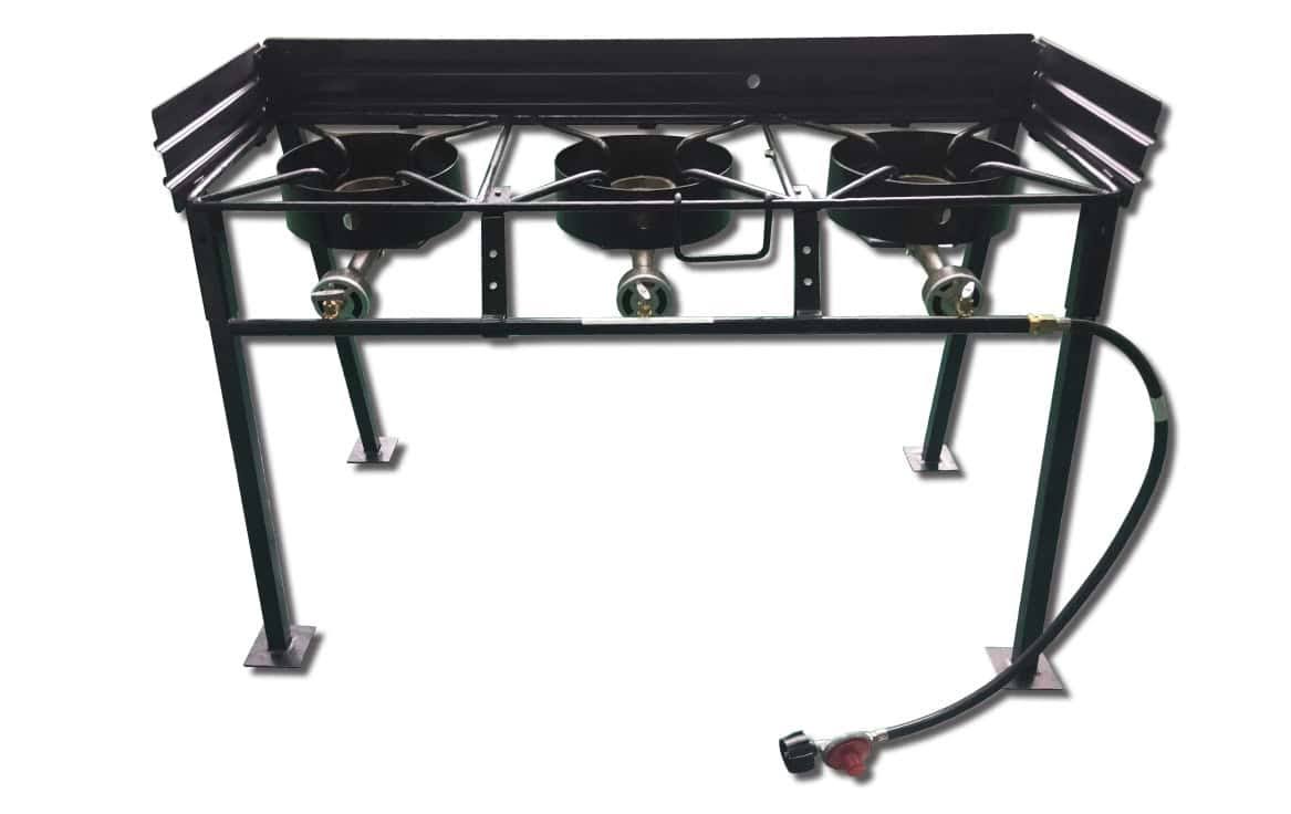 King Kooker Camp Stove 3-Burners Propane Manual Steel Outdoor Burner