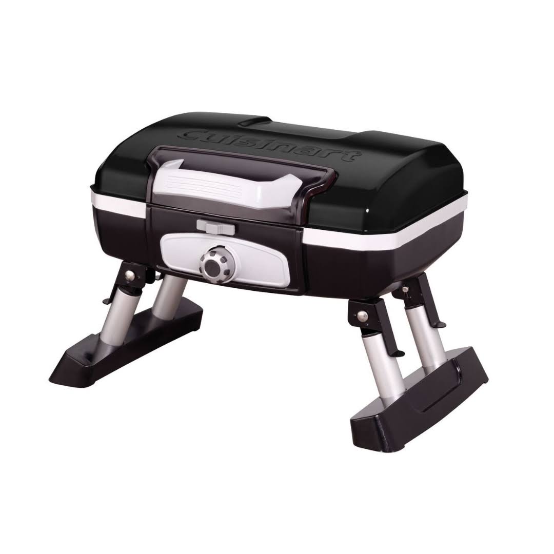 CGG-180TB Portable Propane, Petit Gourmet Tabletop Gas Grill, Black