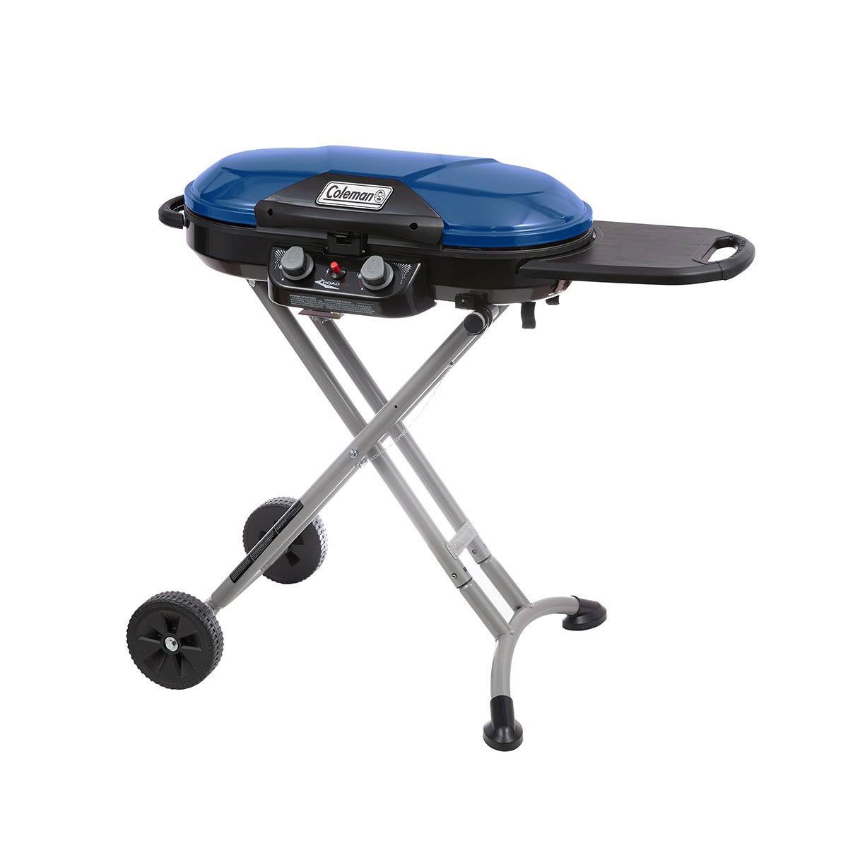 Coleman RoadTrip X-Cursion 2 Burner Propane Gas Portable Grill, Blue