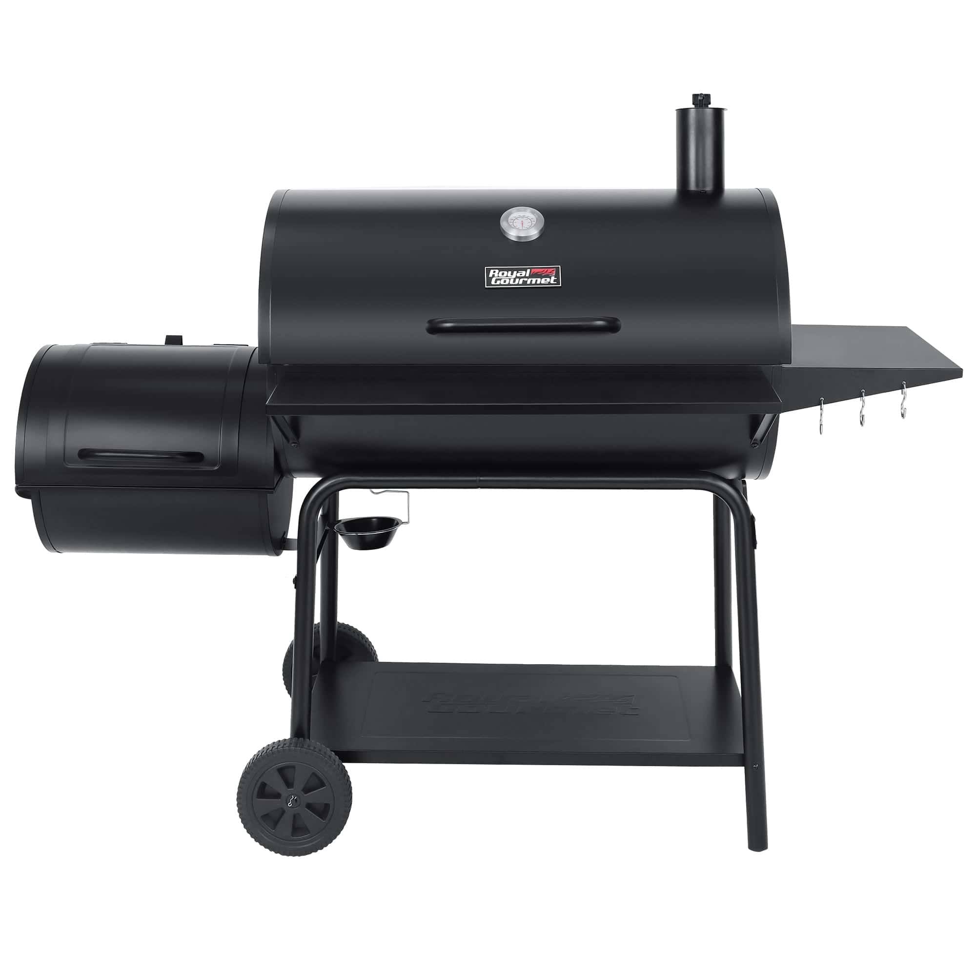 CC2036F 33-in W Black Barrel Charcoal Grill
