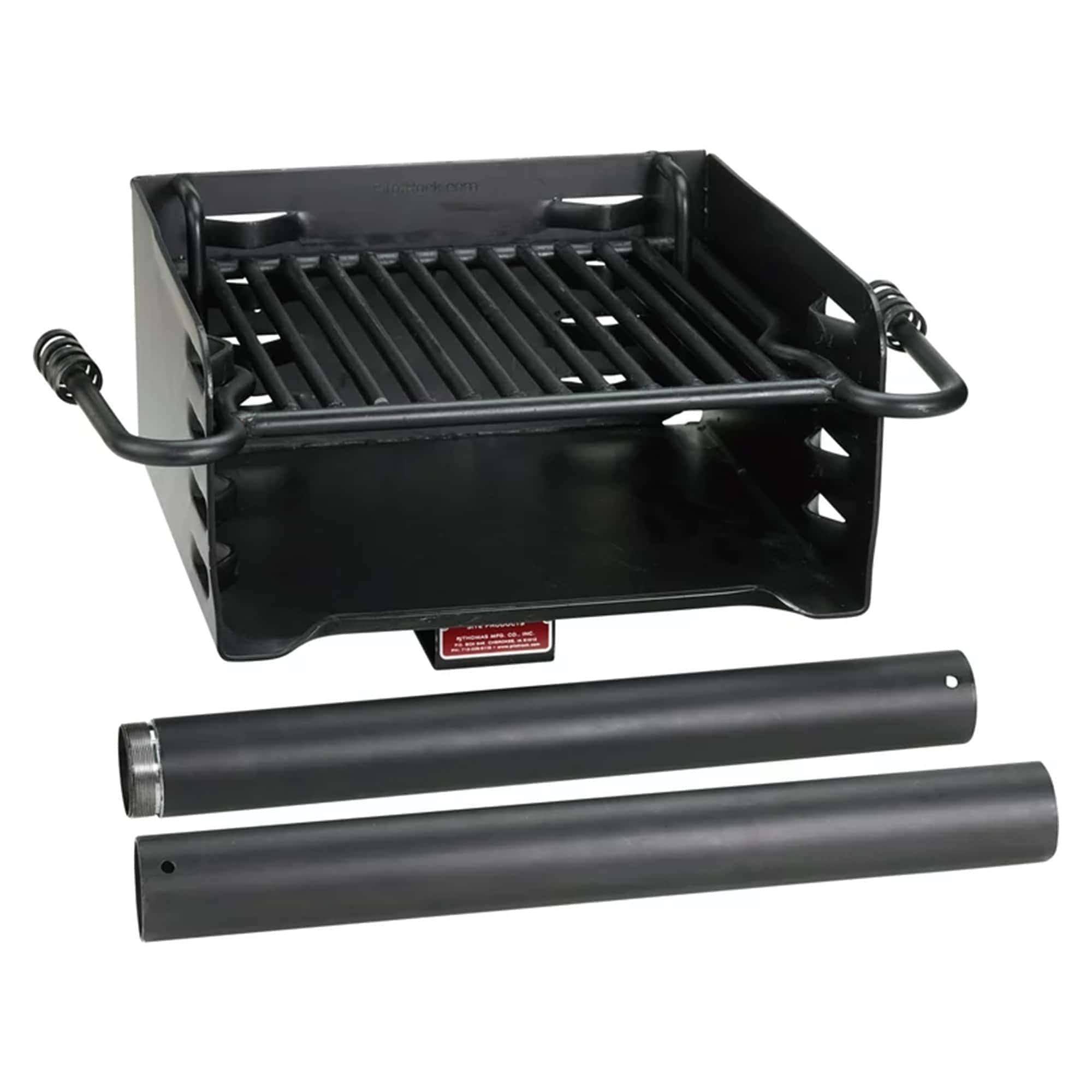 Pilot Rock 256-Sq in Black Portable Charcoal Grill