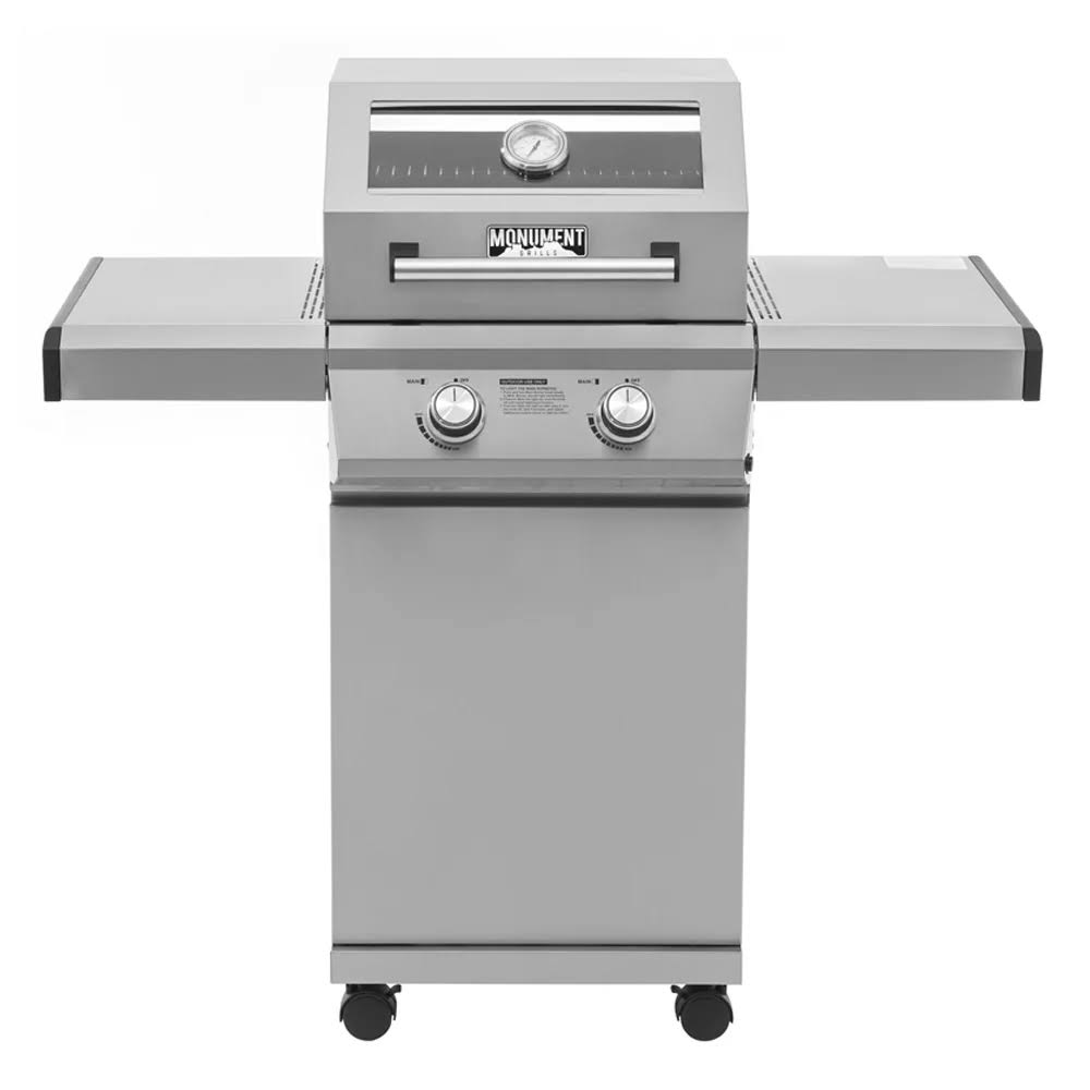 Monument Grills 2   Burner Liquid Propane 24000 BTU Gas Grill with Cabinet
