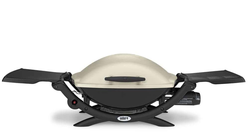 Q 2000 Off White 1-Burner Gas Grill