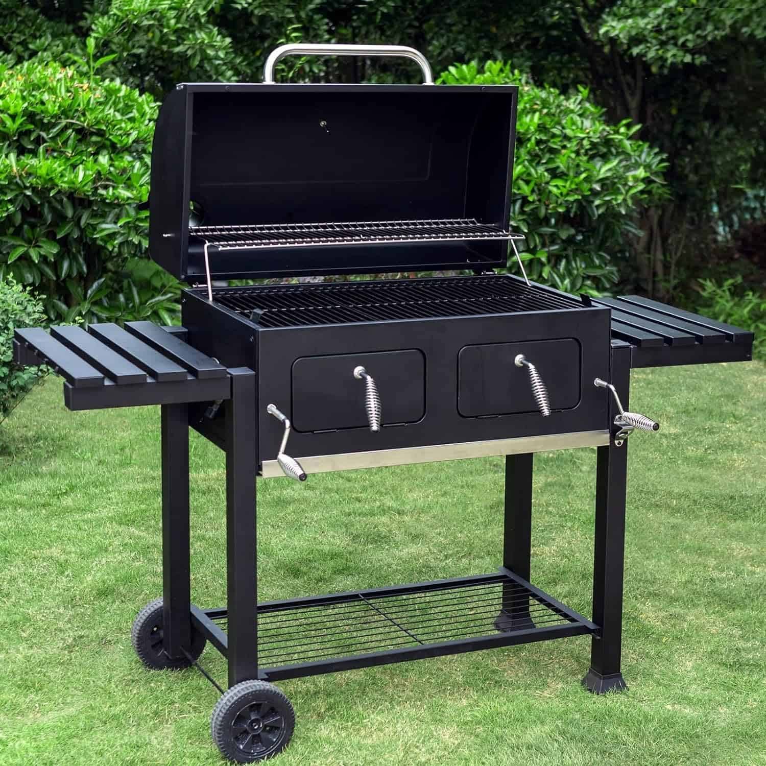 Sophia   William Extra Large Charcoal BBQ Grills with 794 SQ.IN. Cooking Area, Outdoor Barbecue Grill