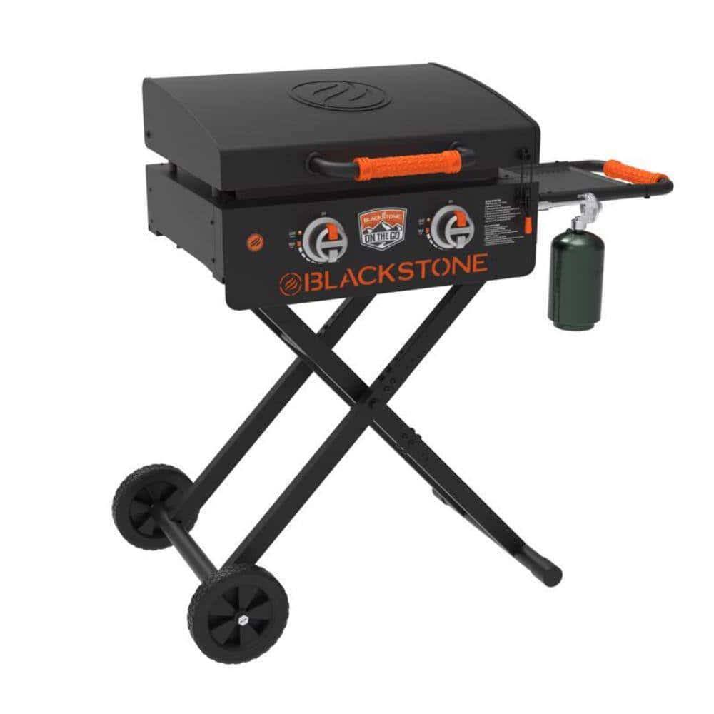 8061614 2-Burner Liquid Propane Outdoor Griddle Black
