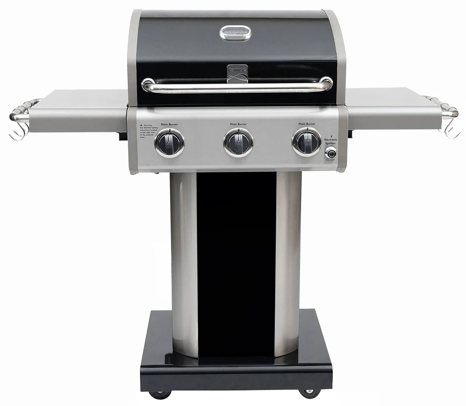 3   Burner Free Standing Liquid Propane 30000 BTU Gas Grill
