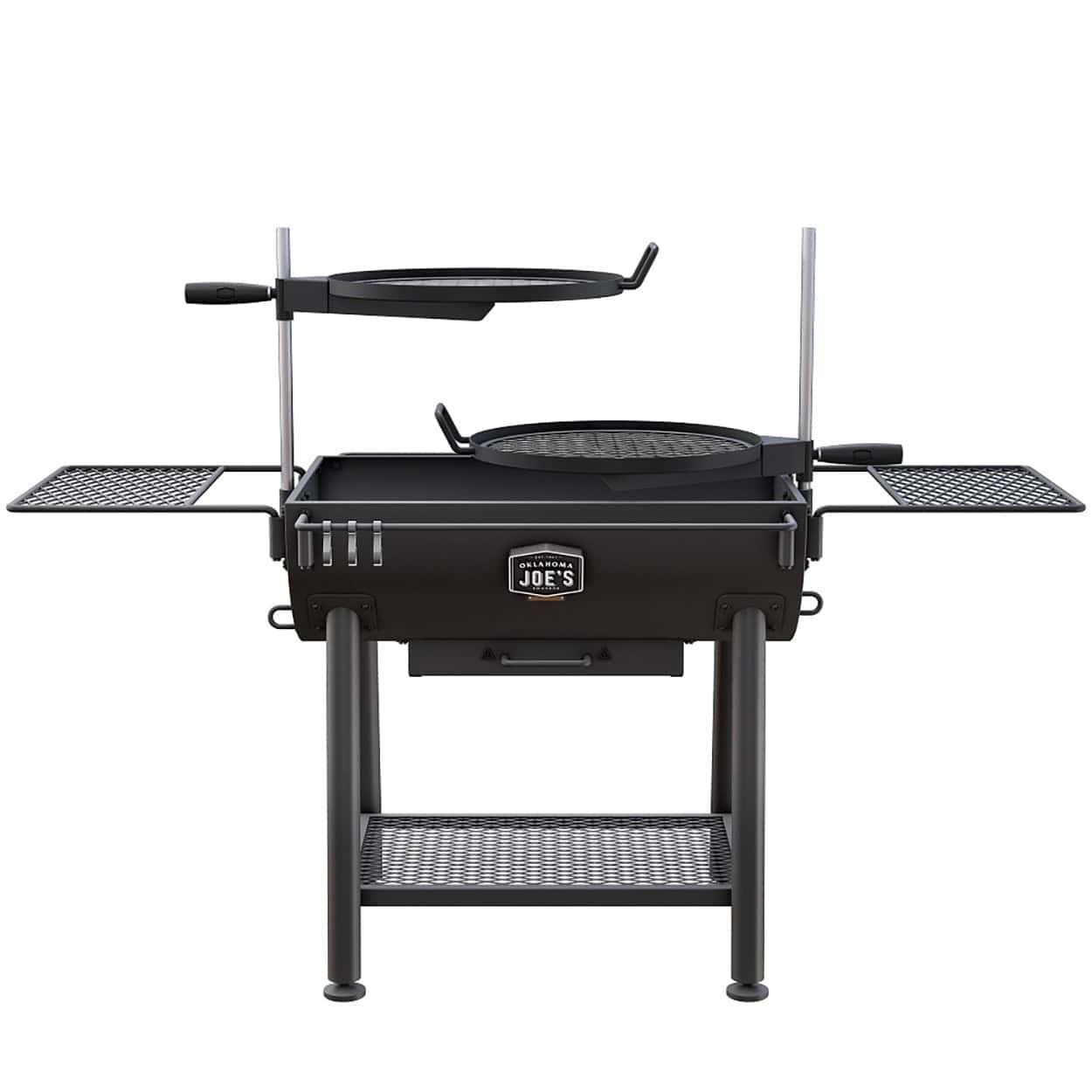 Oklahoma Joe s Firecraft 29-in W Black Barrel Charcoal Grill