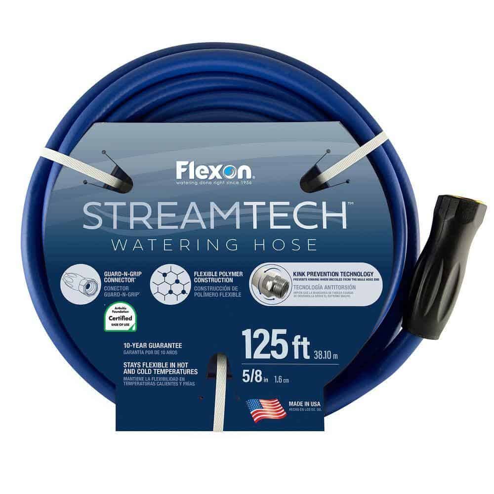 Flexon ST58125 Streamtech 5/8 in. Dia. x 125 ft. Heavy-Duty Water Hose