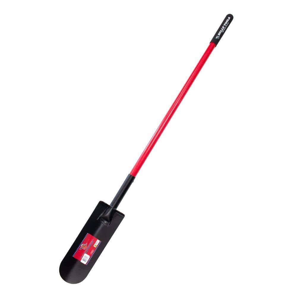 Bully Tools 82530 12-Gauge 14 in. Drain Spade with Fiberglass Long Handle