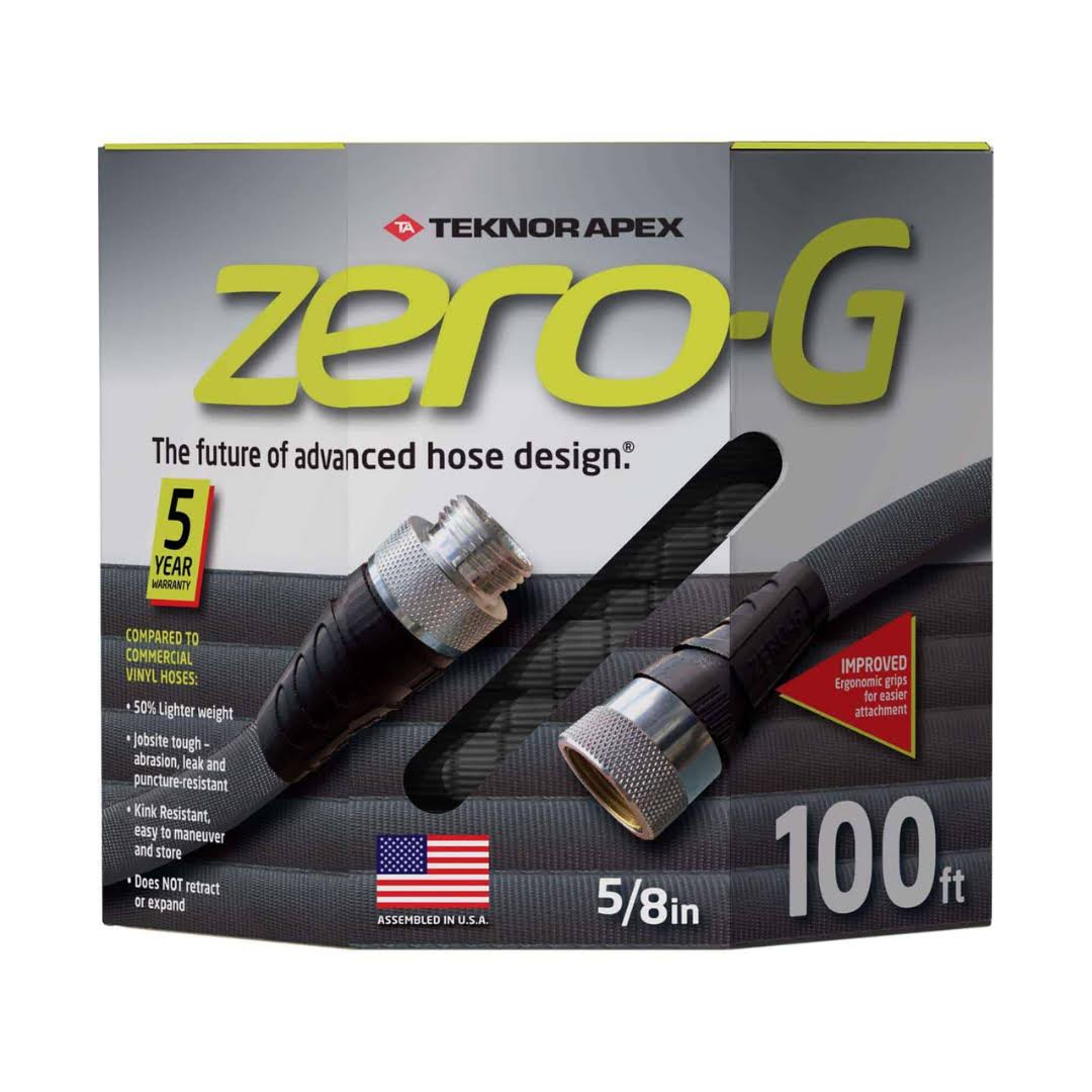 Teknor Apex Zero-G 5/8 in. D X 100 ft. L Heavy Duty Commercial Grade Garden Hose