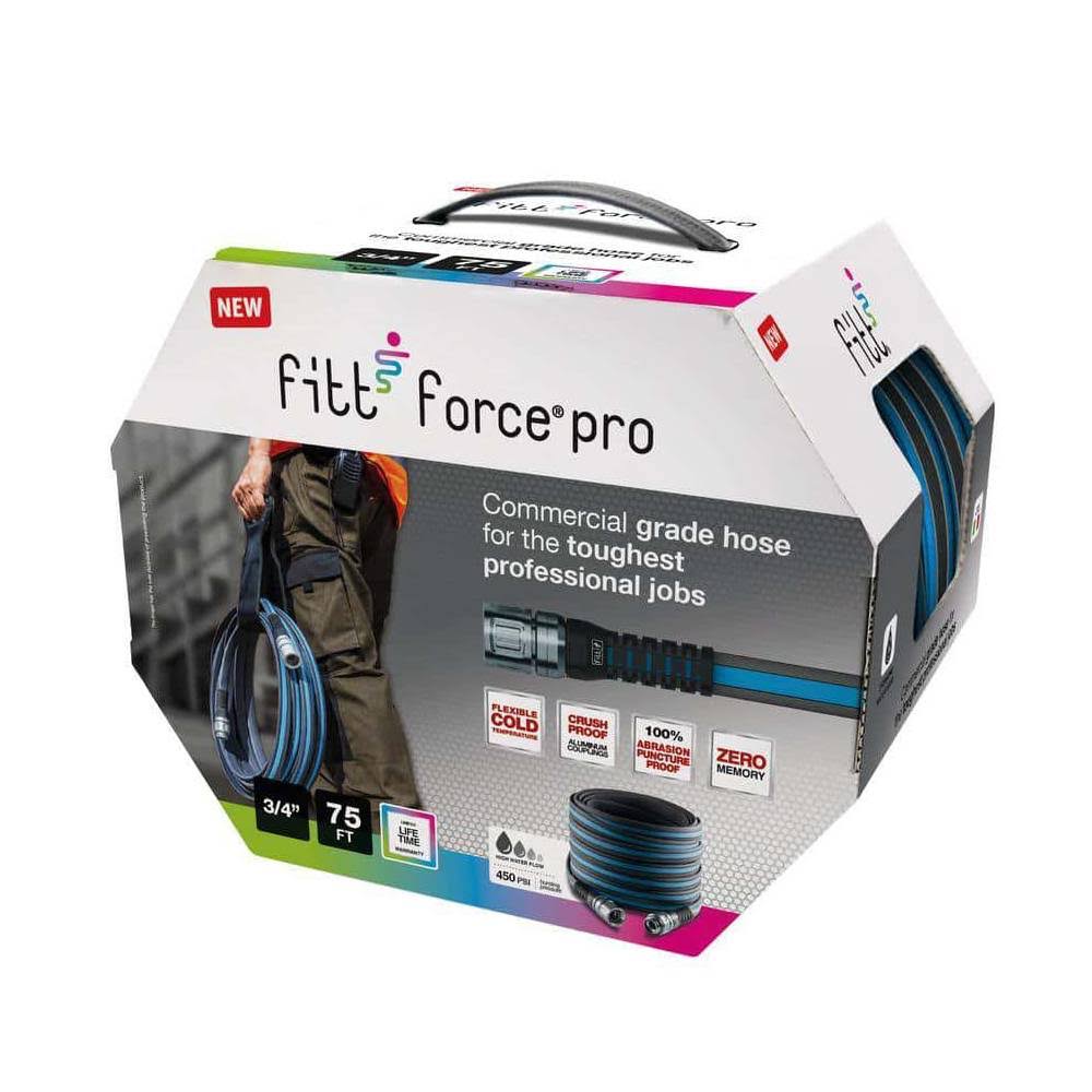 fitt FFP53475 3/4 in. x 75 ft. Heavy-Duty Commercial Grade Water Hose