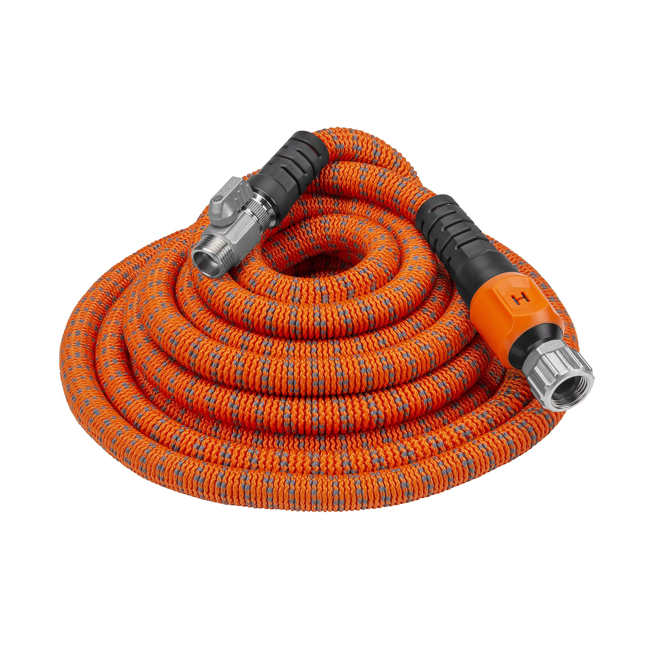 HydroTech 75ft Pro Series 3/4  Expandable Burst Proof Garden Max Flow Hose – Lightweight   Durable