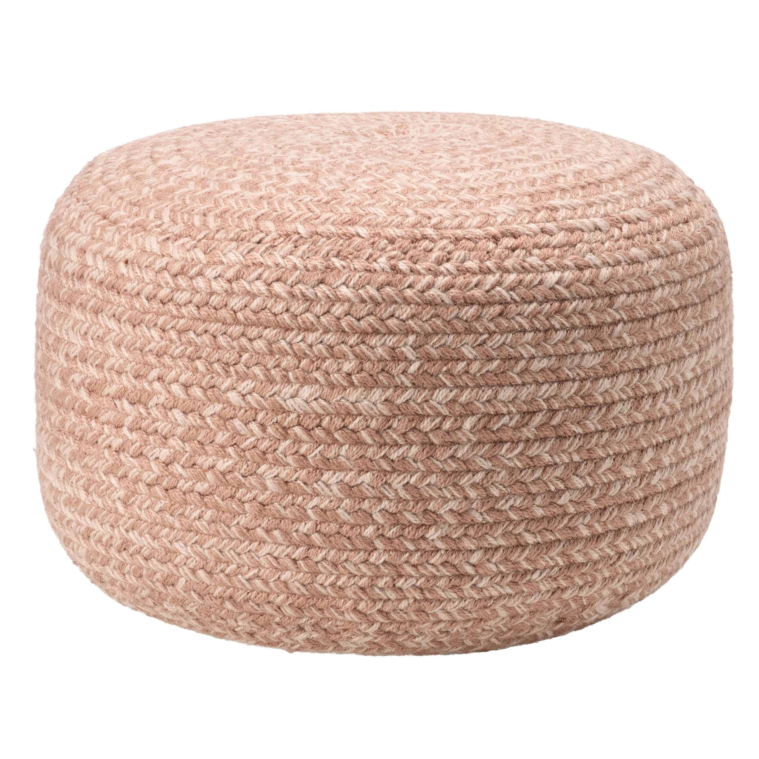 Jaipur Living Saba Solar Pouf
