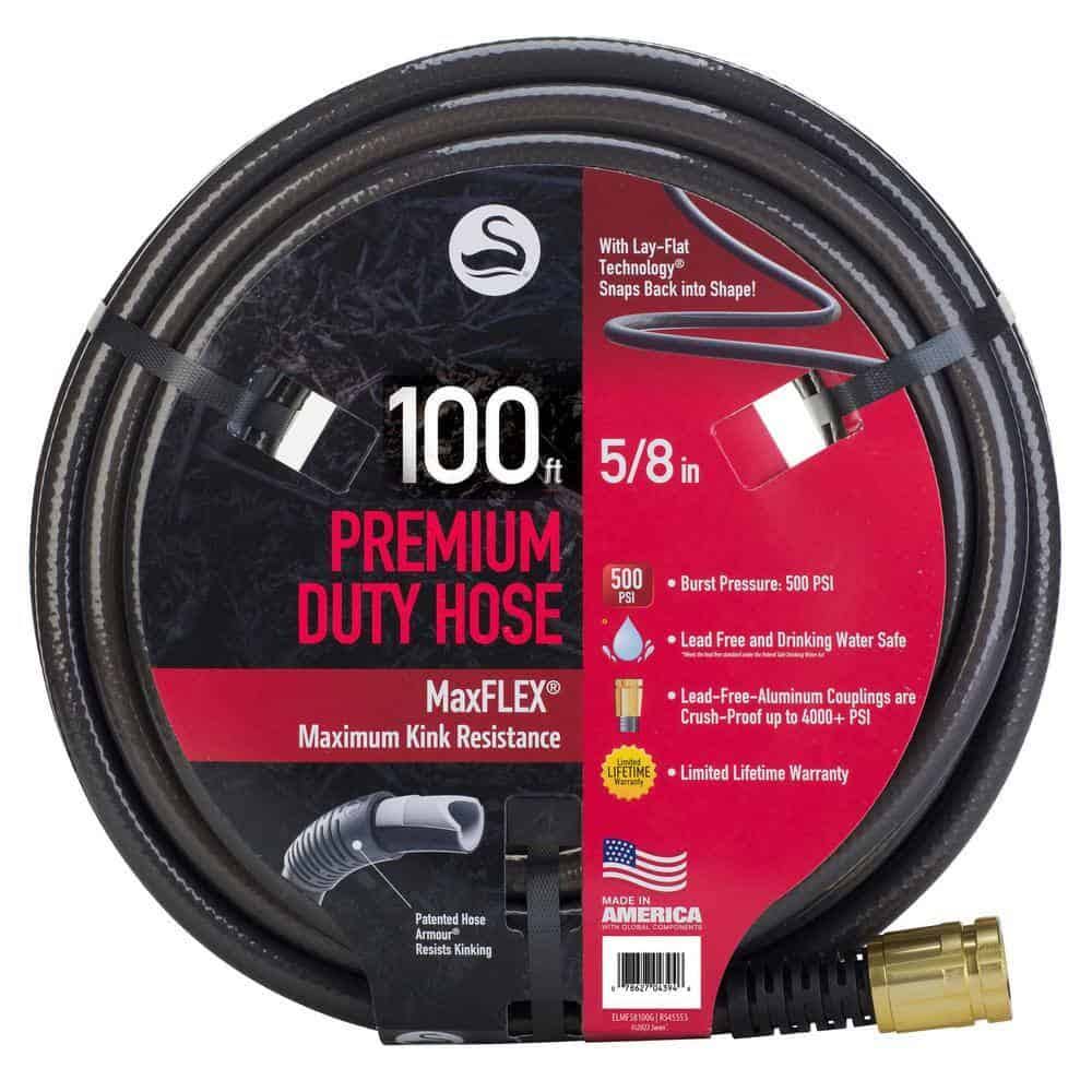 Swan CELMFT58100G Maximum FLEX 5/8 in. x 100 ft. Premium Duty Garden Hose