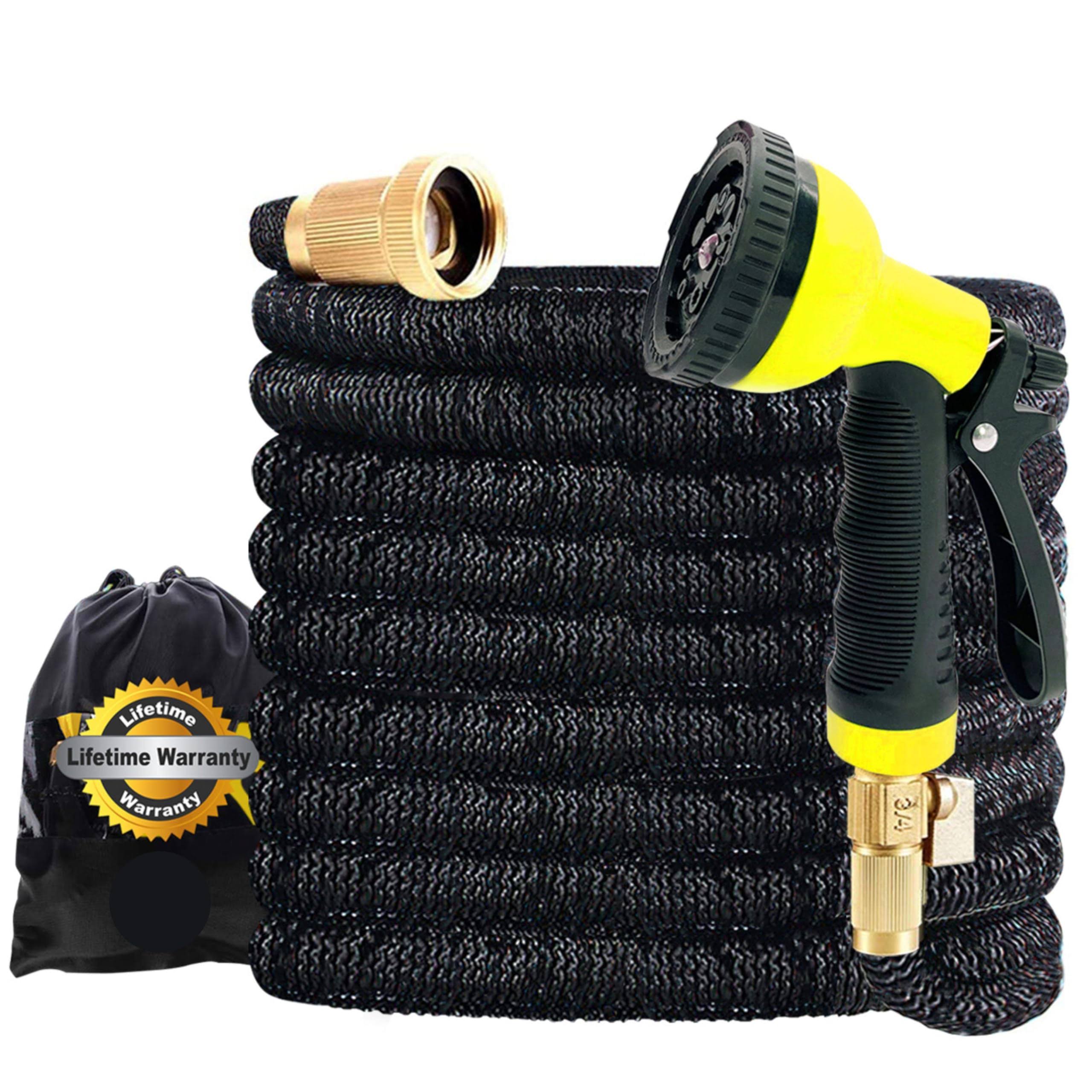 J B XpandaHose 150ft Expandable Garden Hose with Holder   Heavy Duty Superior Strength 3750D