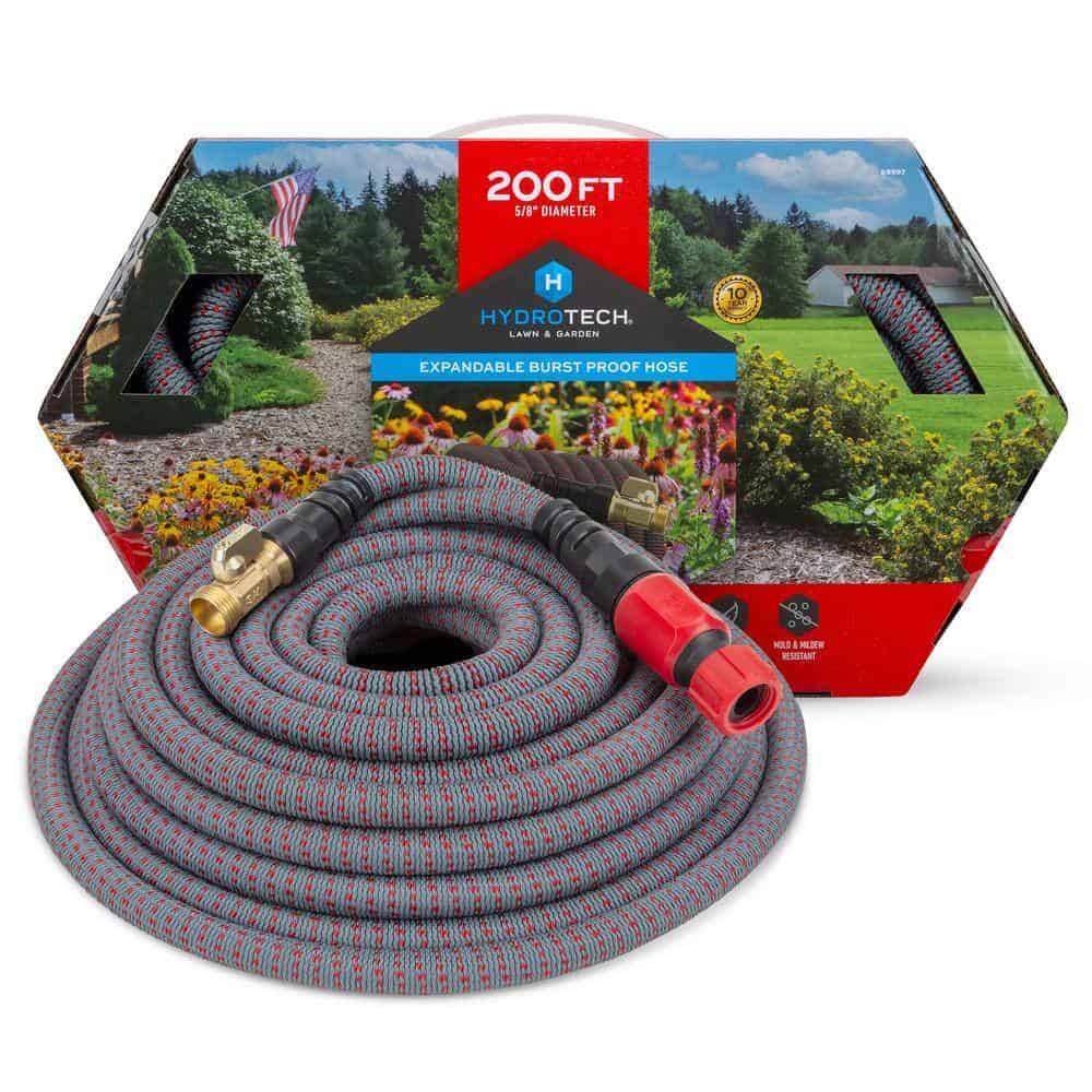 Hydrotech 8997C3 5/8 in. Diameter x 200 ft. Burst Proof Expandable Garden Water Hose
