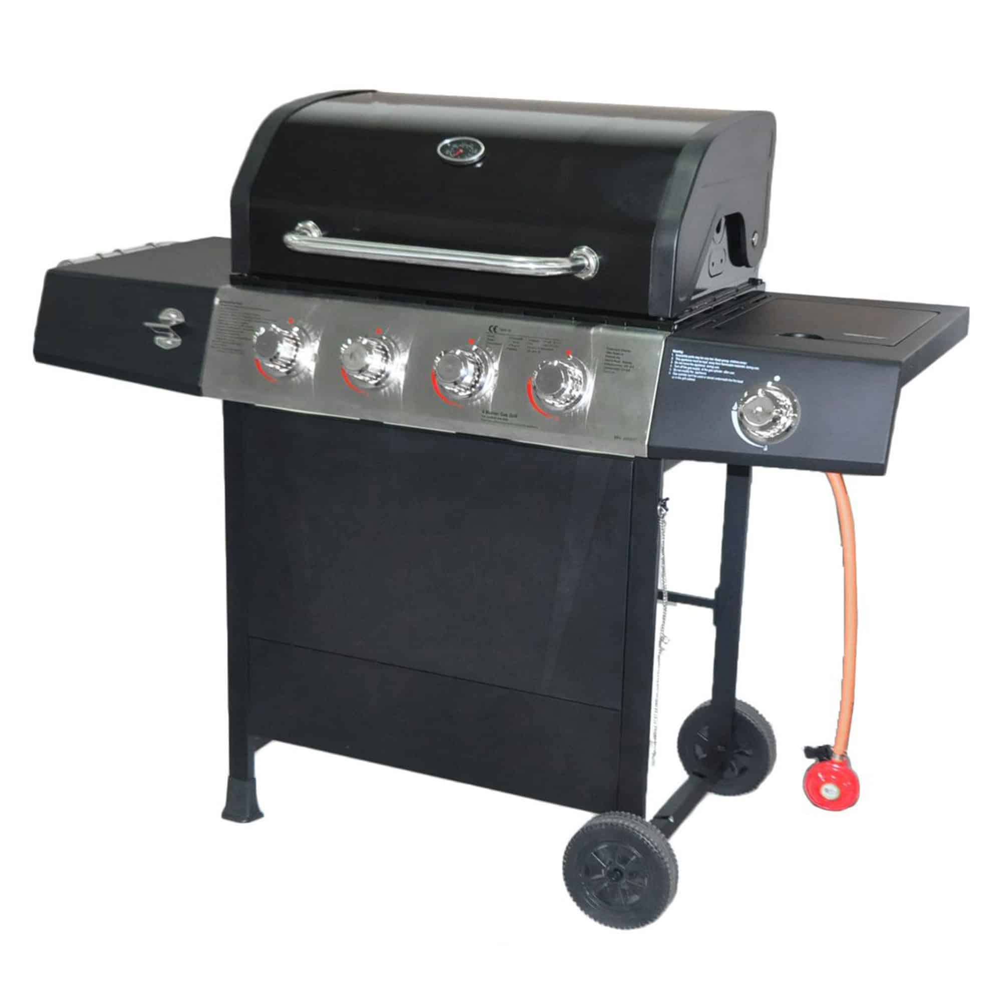 Grill Boss 4   Burner Countertop Liquid Propane 48000 BTU Gas Grill with Side Burner