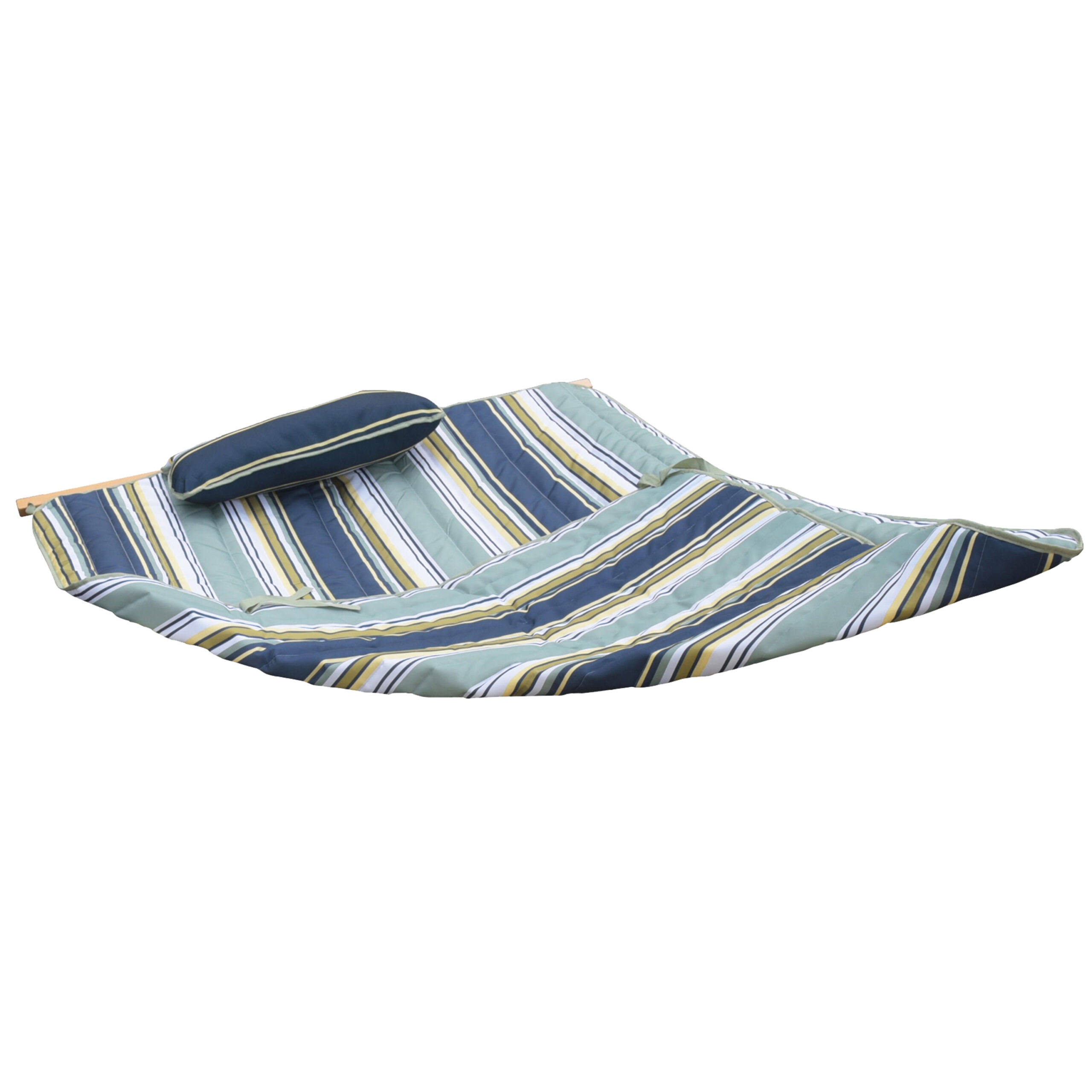Island Retreat Coastal Stripe Pillow   Pad Set for Hammocks