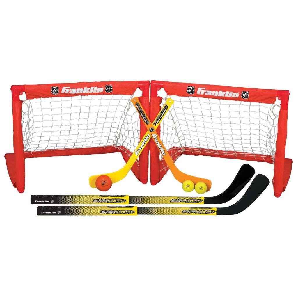 Franklin Sports   NHL Kids Folding Hockey Goals Set