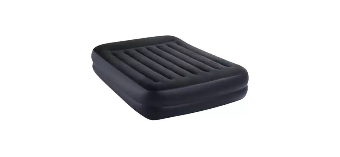 Queen Pillow Rest Raised Airbed with Pump