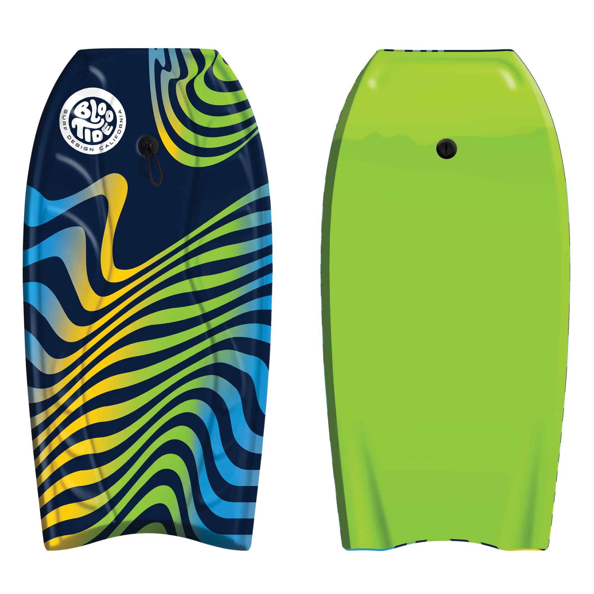 Bloo Tide 40  Bodyboard   Blue Yellow Green 2-pack