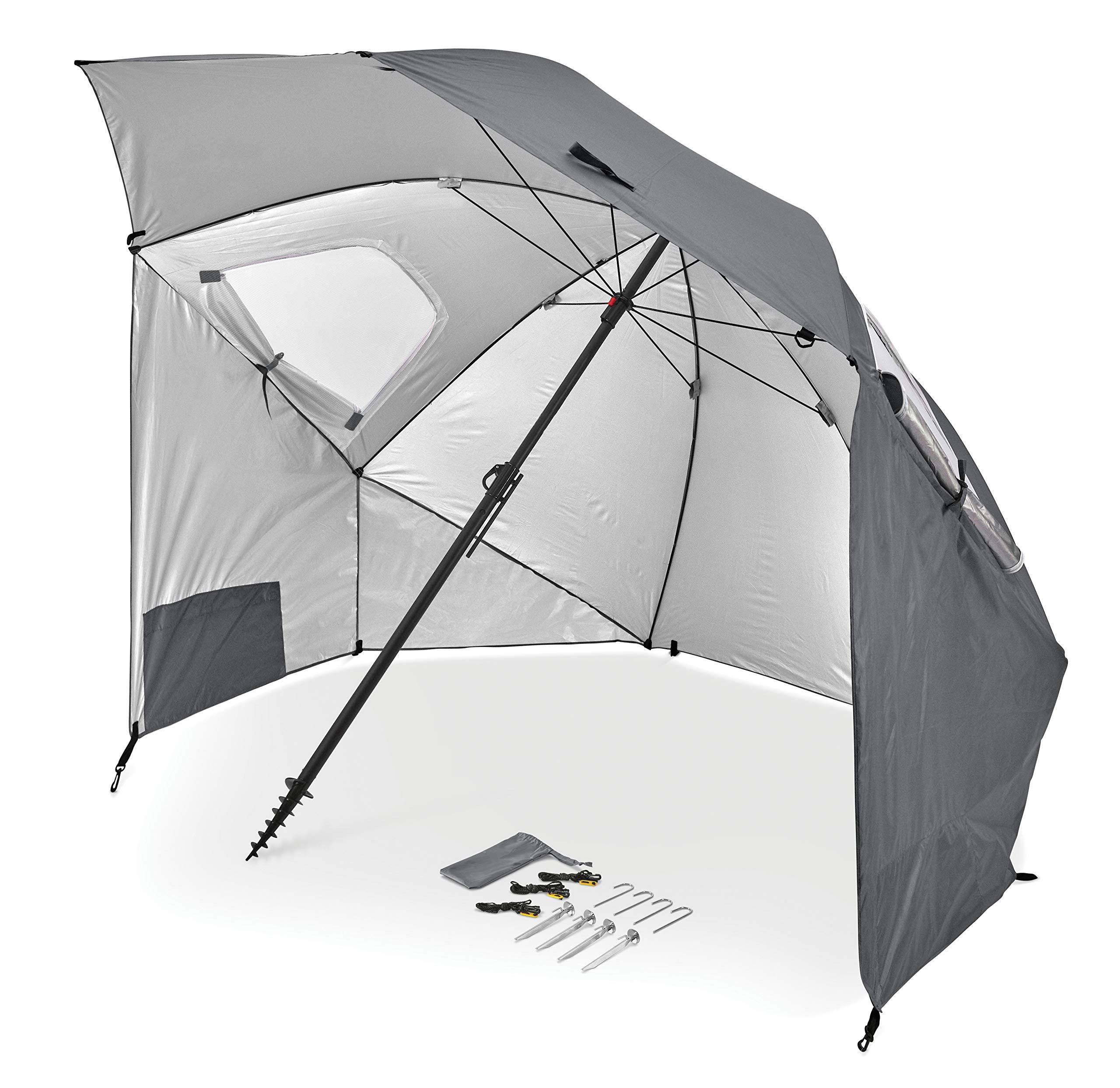 Sport-Brella Premiere XL UPF 50+ Umbrella Shelter for Sun and Rain Protection (9-Foot)