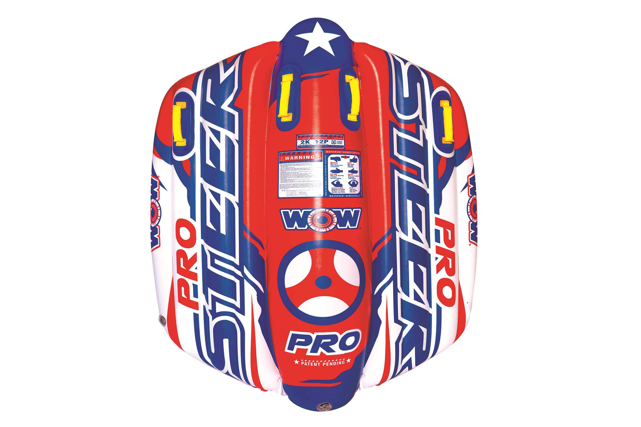 Sports Watersports Pro Steer 1-Person Waterski Towable Tube for Boating