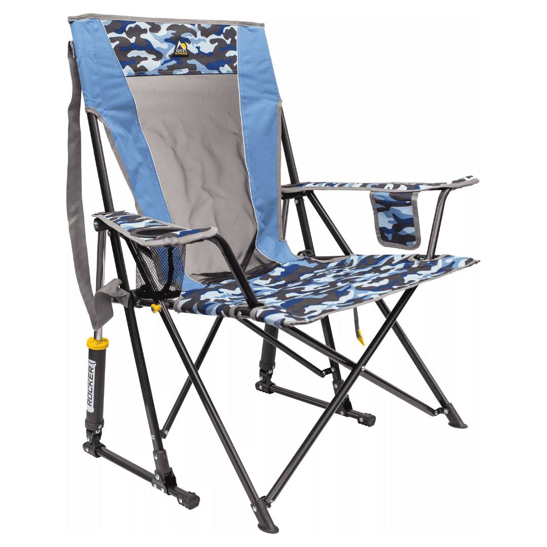 Outdoor Comfort Pro Rocker Chair   Lichen Blue/Camo