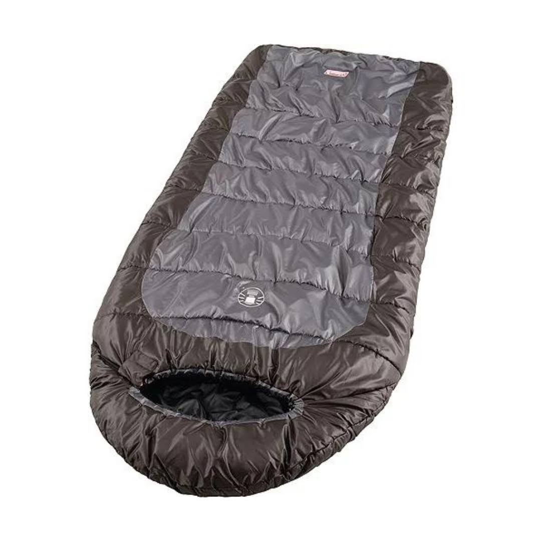 Big Basin 15-Degree Cold Weather Mummy Big and Tall Sleeping Bag, Gray, 39 x92