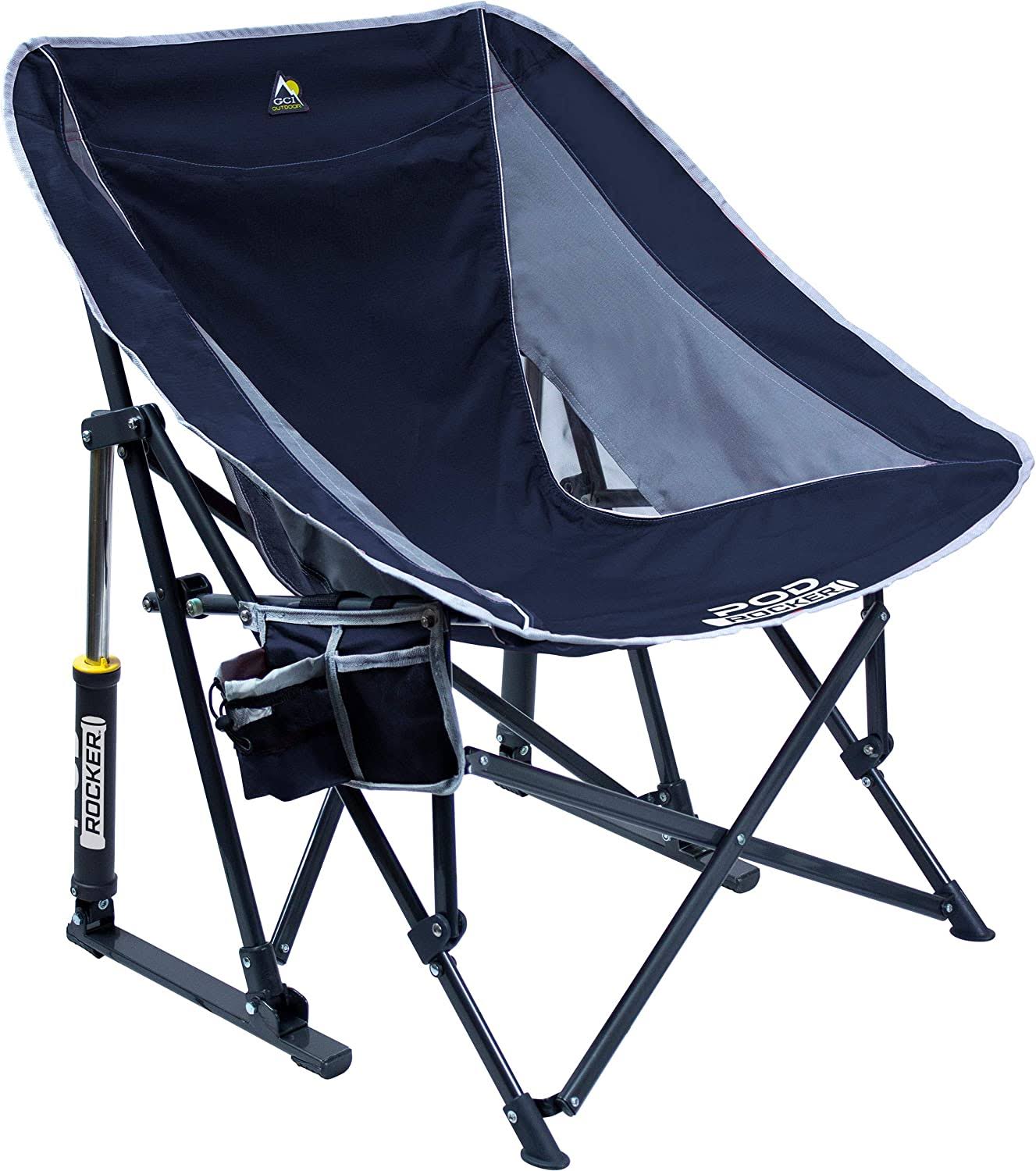 Outdoor Pod Rocker Collapsible Rocking Chair, Indigo Blue