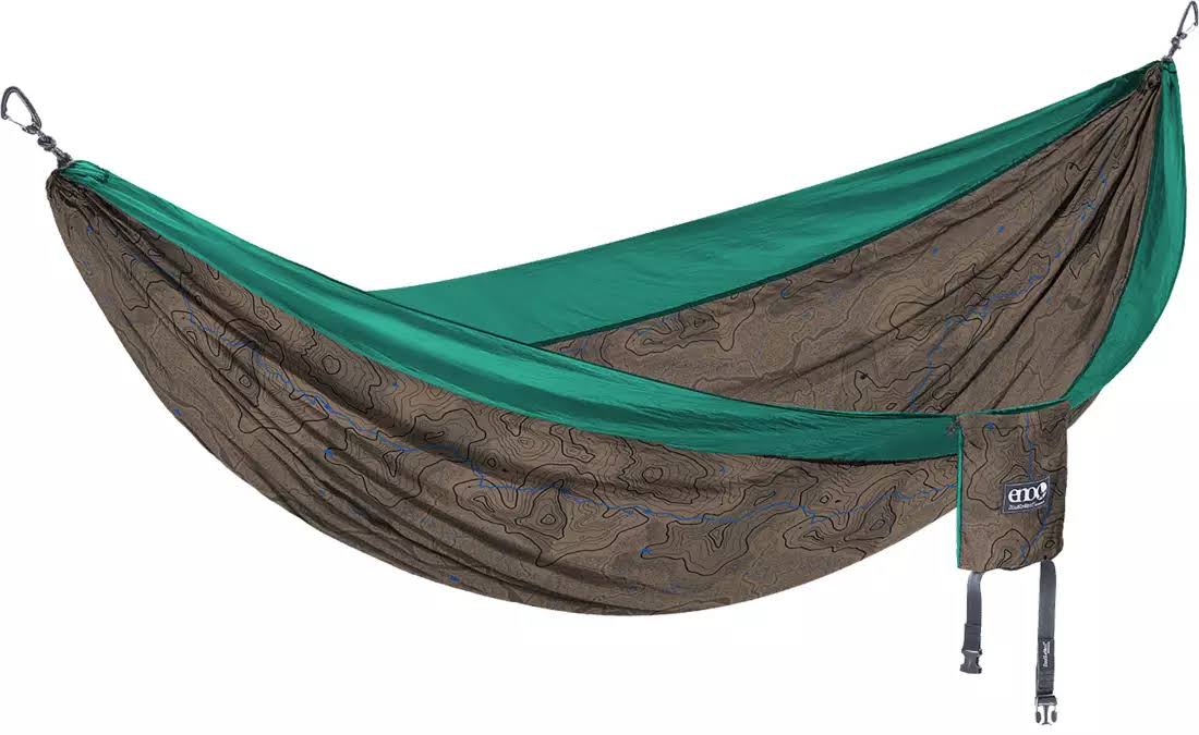 ENO Giving Back Doublenest Hammock   Topo Atc/Emerald