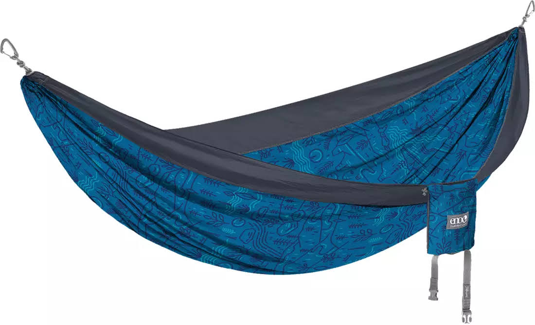 ENO Giving Back Doublenest Hammock   Outside Npf/Charcoal