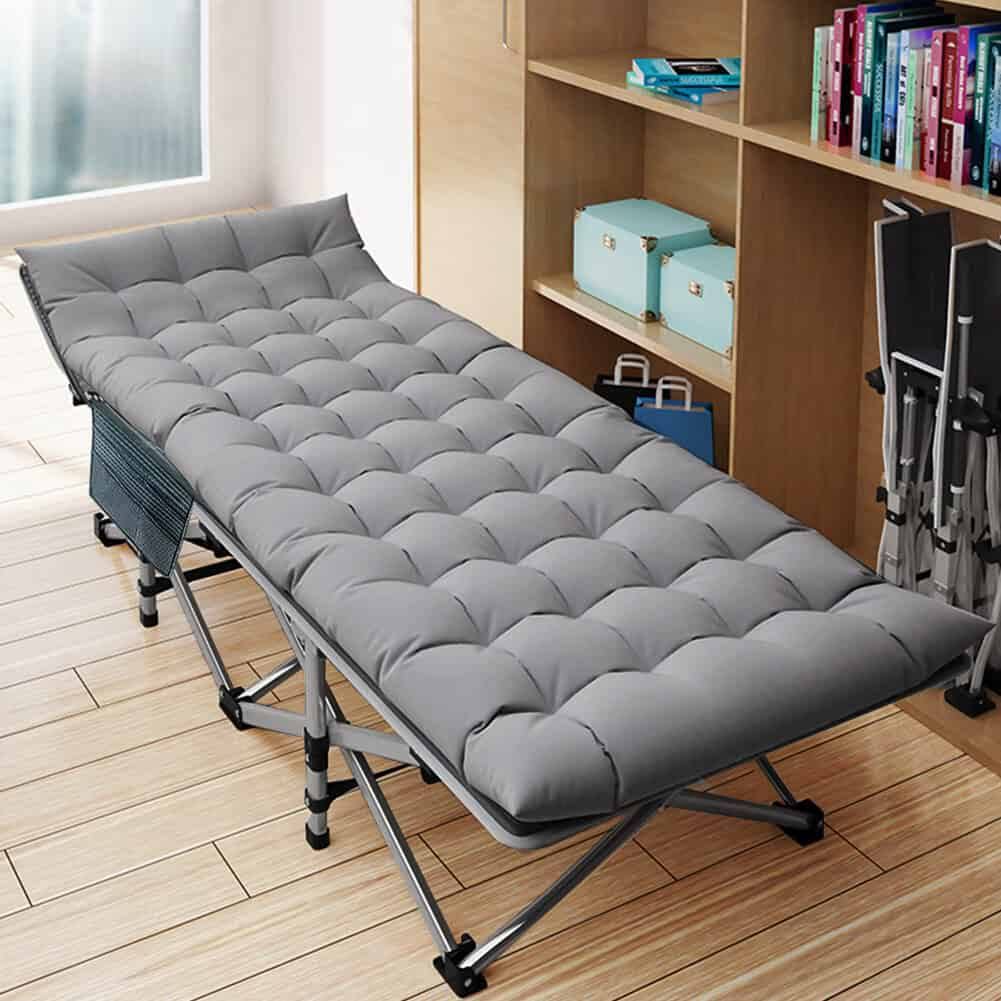 ShangQuan WuLiu Folding Camping Cots for Adults Heavy Duty cot with Carry Bag Portable Sleeping Bed for Traveling