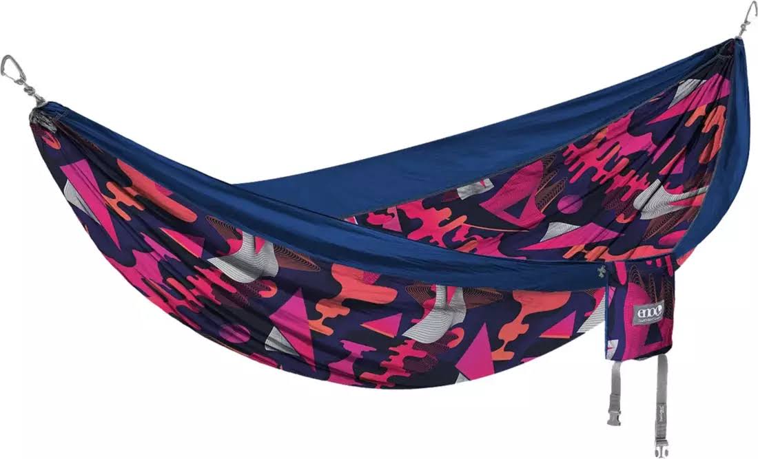 ENO DoubleNest Print Hammock   Sapphire