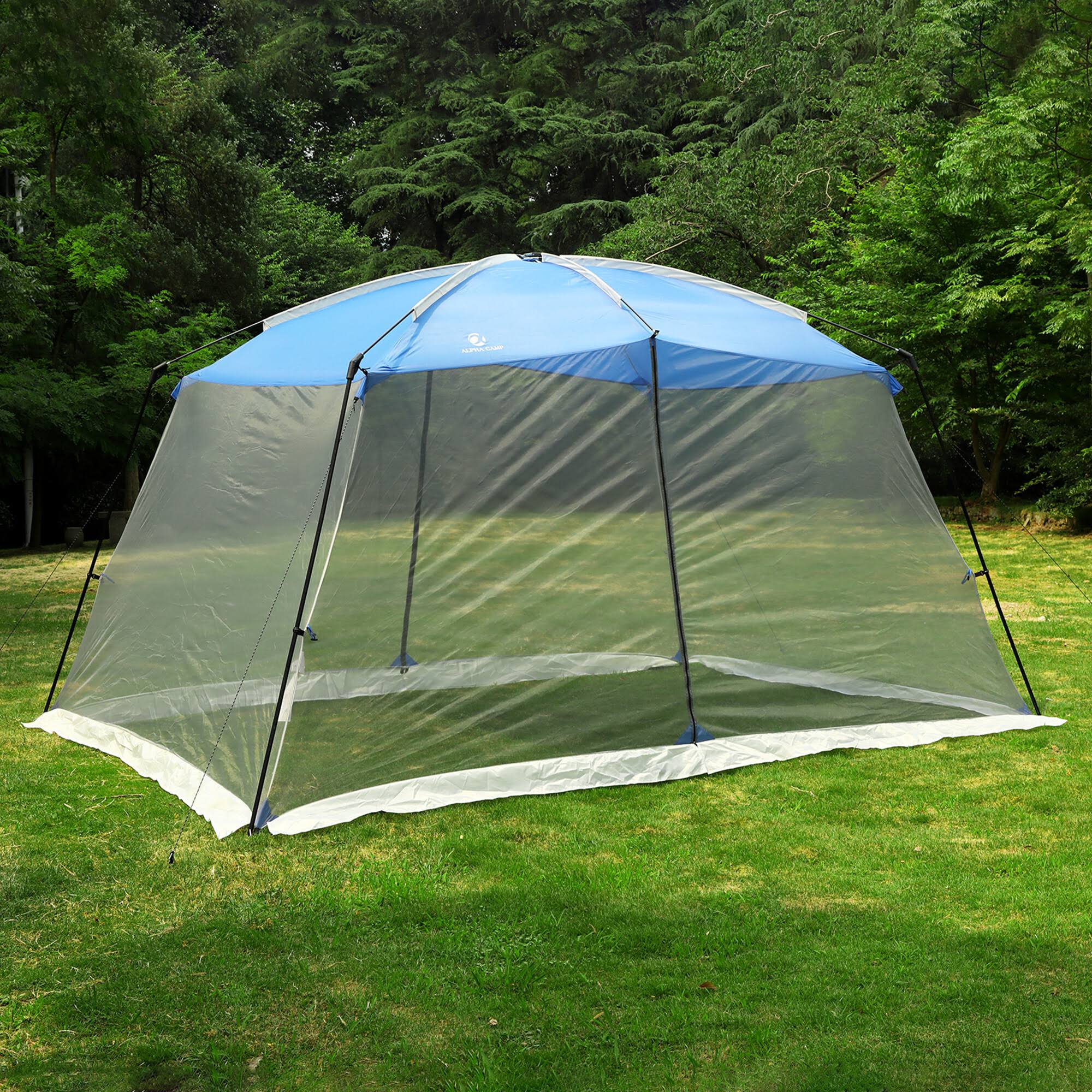 Alpha Camp 13  x 9  Screen House Canopy Sun Shade with One Room, Blue