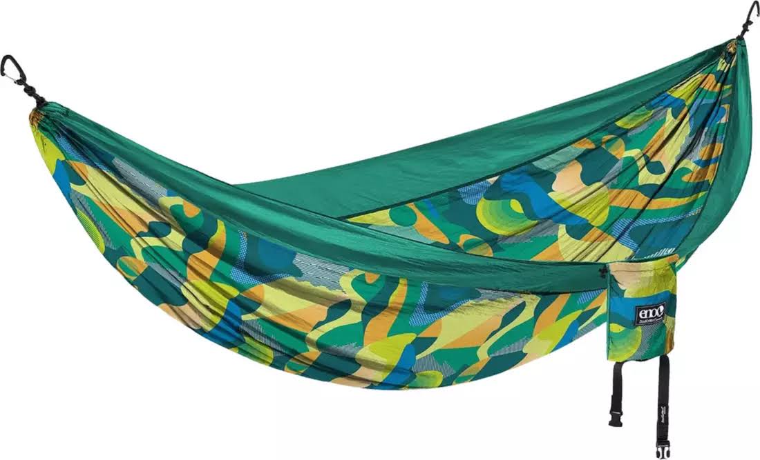 ENO DoubleNest Print Hammock   Emerald