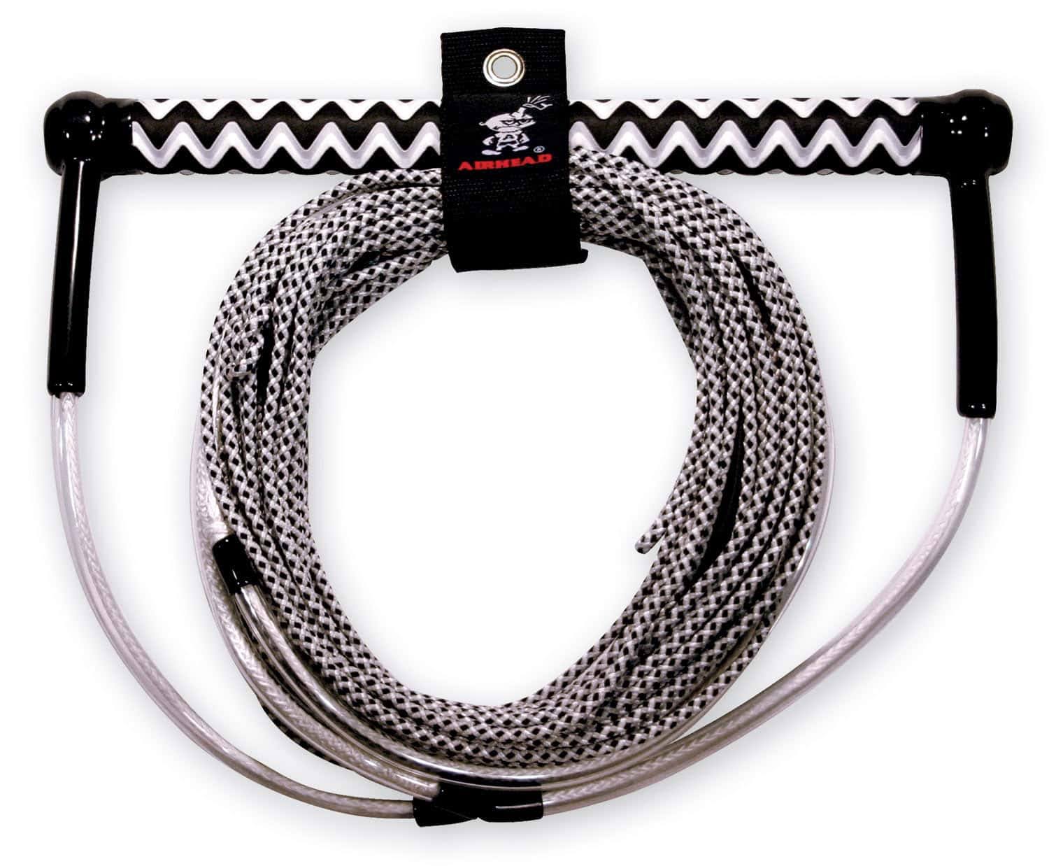 Spectra No Stretch Wakeboard Rope, Grey/Black/White, 70 ft