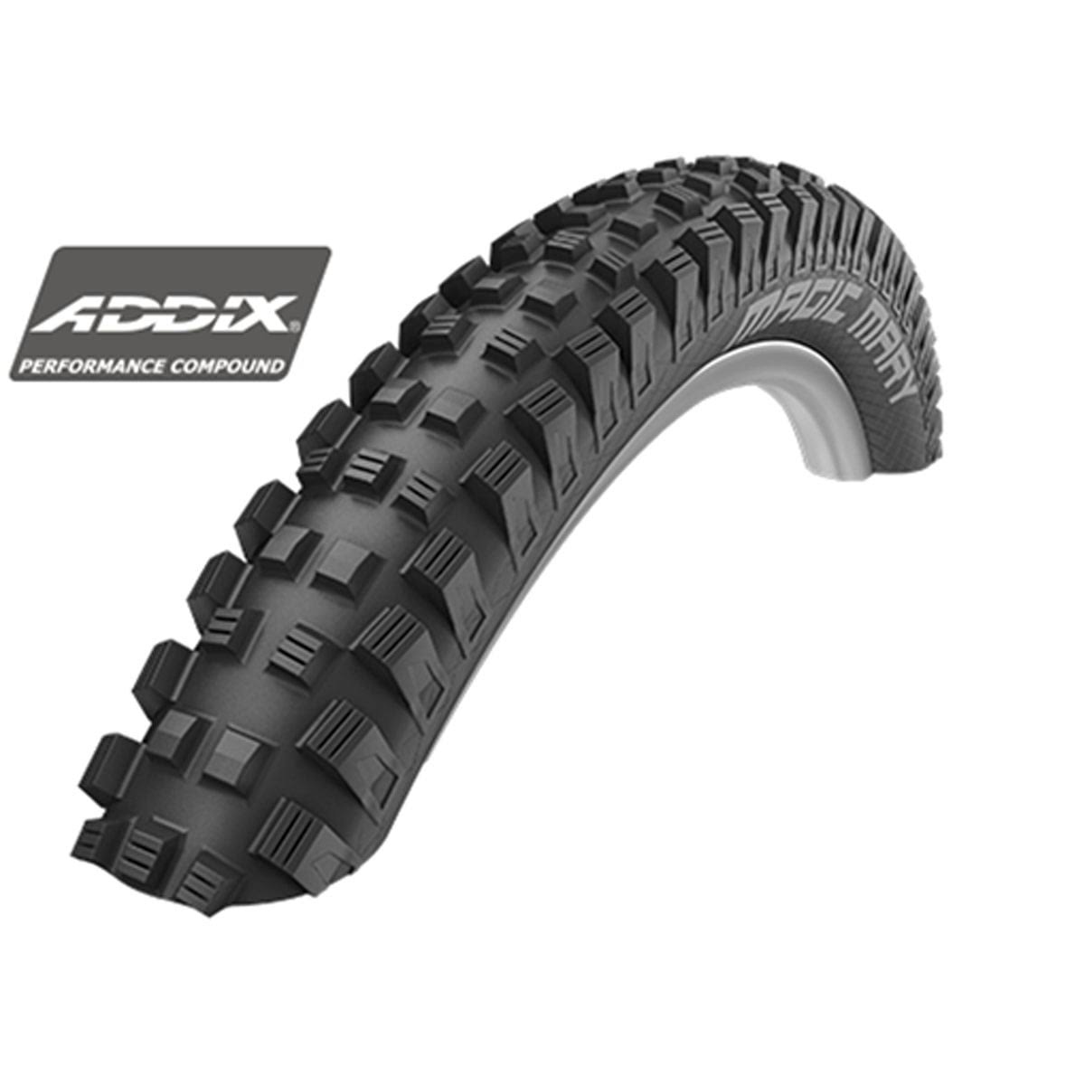 Schwalbe Magic Mary HS 447 Super Downhill TLE Addix Ultra Soft Bicycle Tire   Folding (Black   27.5 x 2.40)