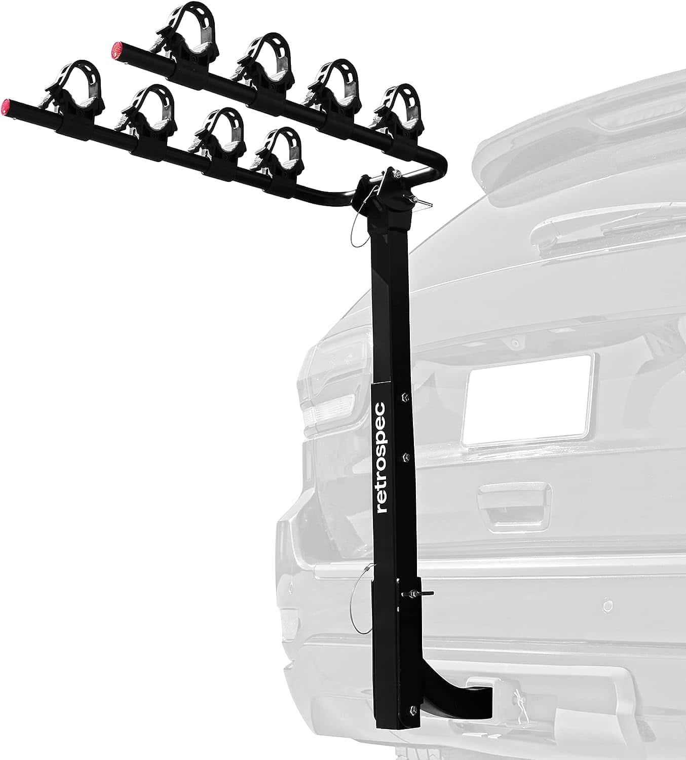Retrospec Lenox 2-5   Bike Hitch Rack for Cars, Trucks, SUVs with 2” Hitch | Foldable Steel Frame