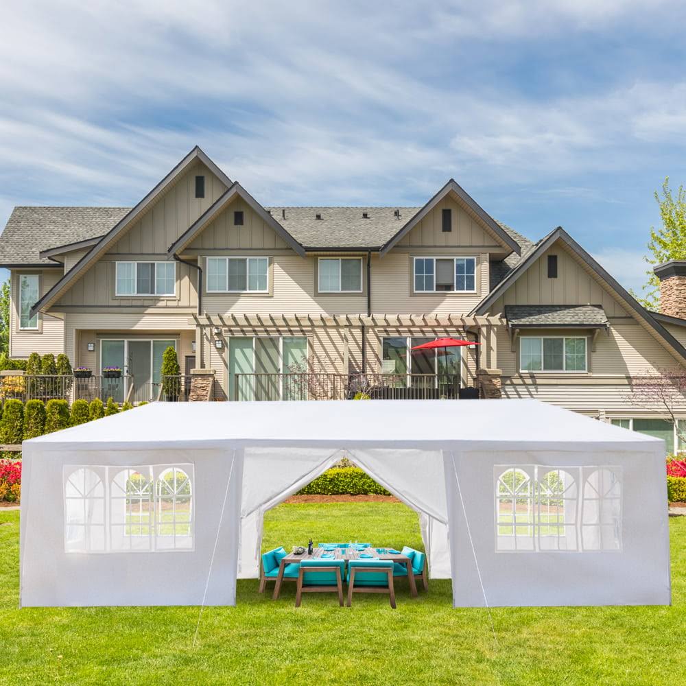 Ktaxon 10  x 30  Canopy Tent with 8 Side Walls for Party Wedding Camping and BBQ