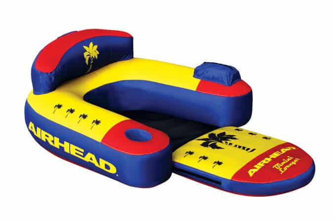 Bihimi Lounger 2 Pool Float with Backrest   Cup Holders, Multi-color